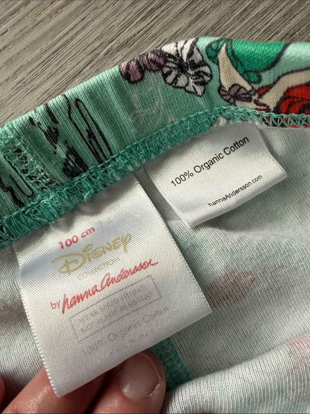 Hanna Andersson Mint Green Disney's The Little Mermaid Ariel Set Size 3T/4